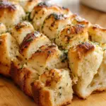 Crockpot Garlic Parmesan Pull-Apart Bread