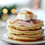 Delicious Eggnog Pancakes Ready to Serve