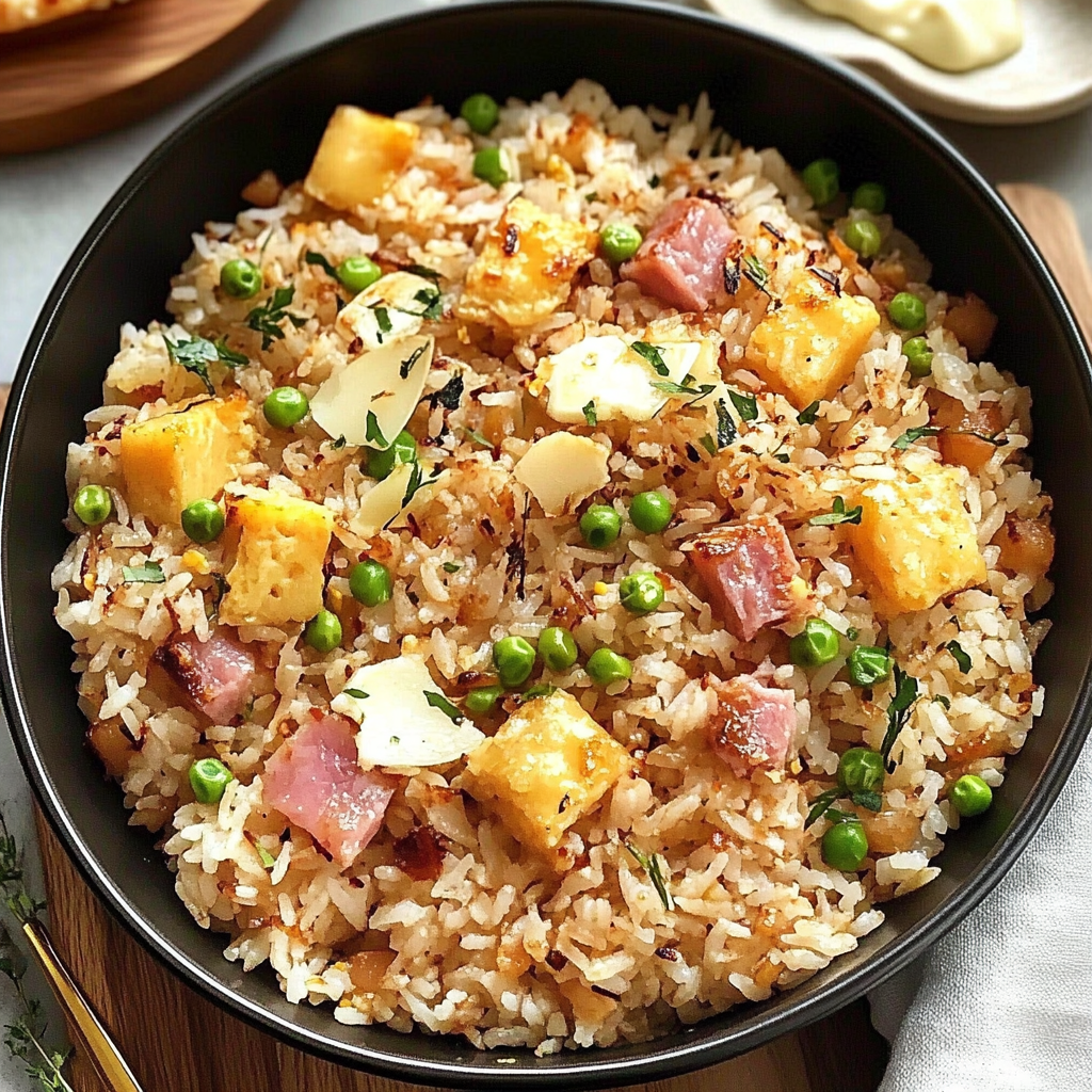Recipe preparation for Hawaiian Fried Rice