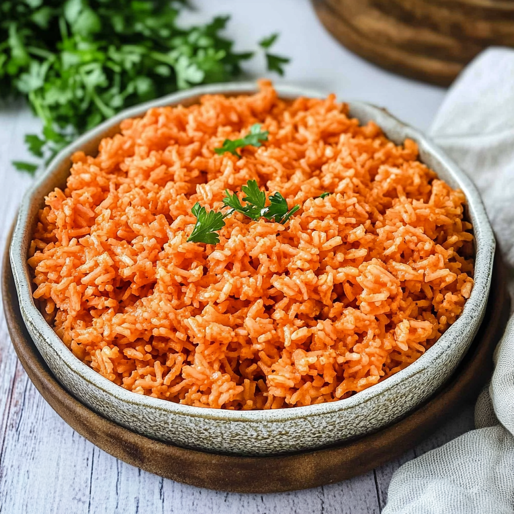 Recipe preparation for Spanish Rice