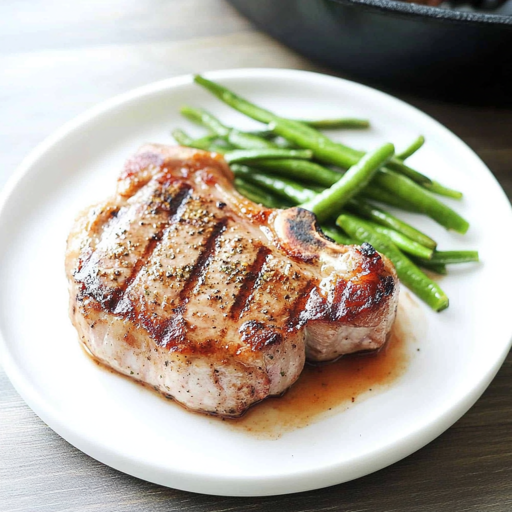 Recipe preparation for Thick-Cut Pork Chops