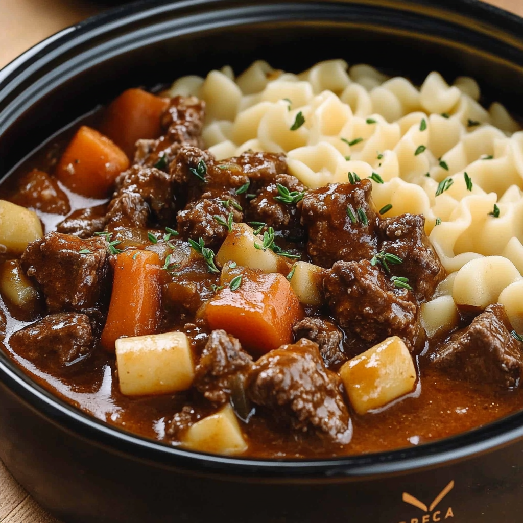 Recipe preparation for Instant Pot Beef Goulash