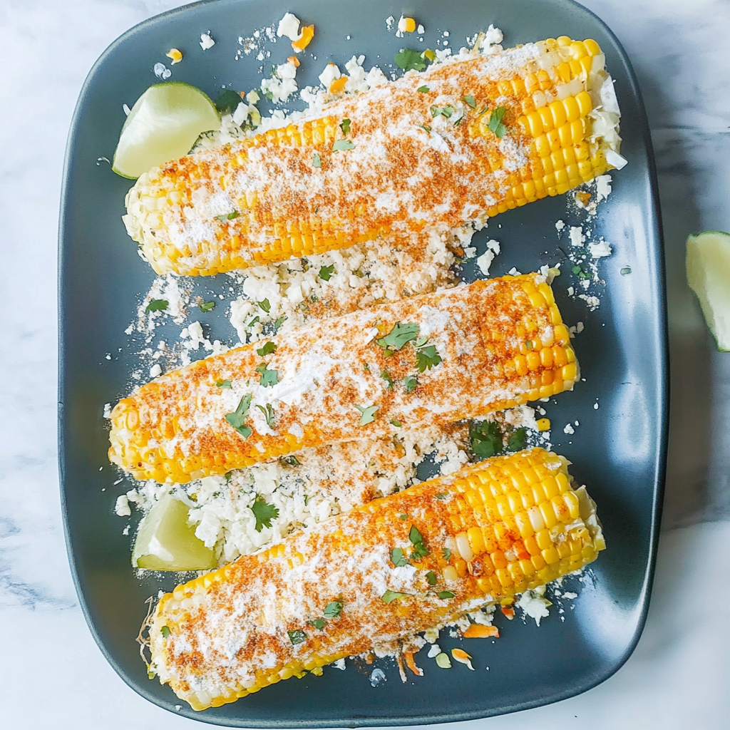 Recipe preparation for Homemade Mexican Street Corn