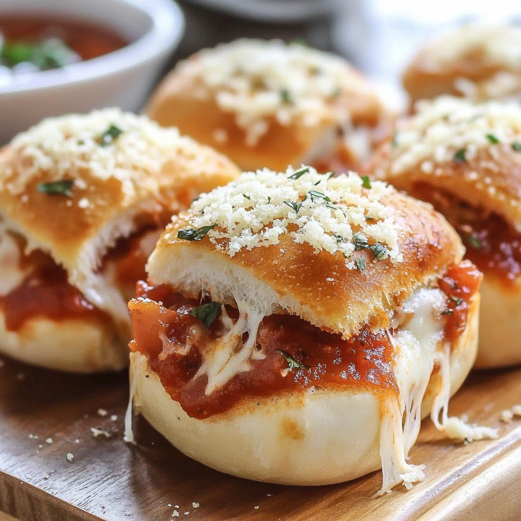 Recipe preparation for Pizza Sliders
