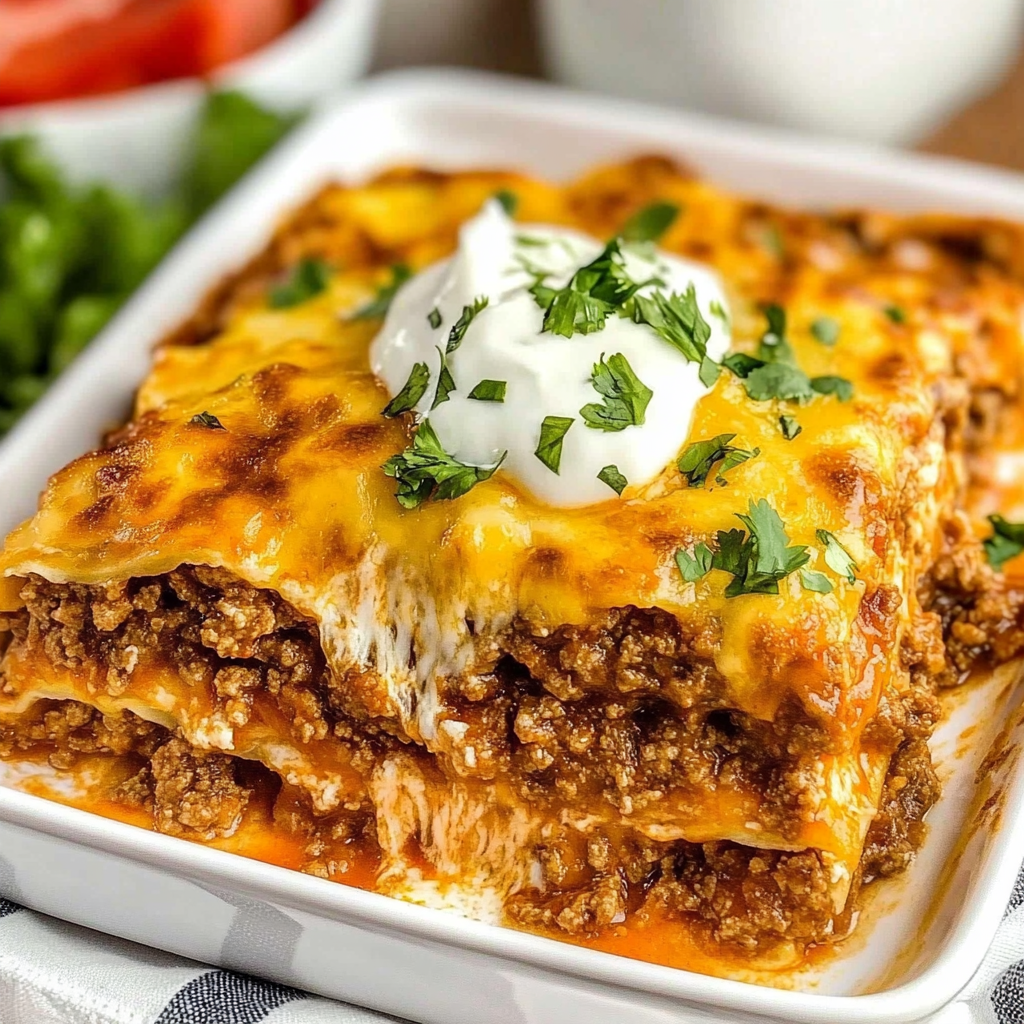 Recipe preparation for Taco Casserole