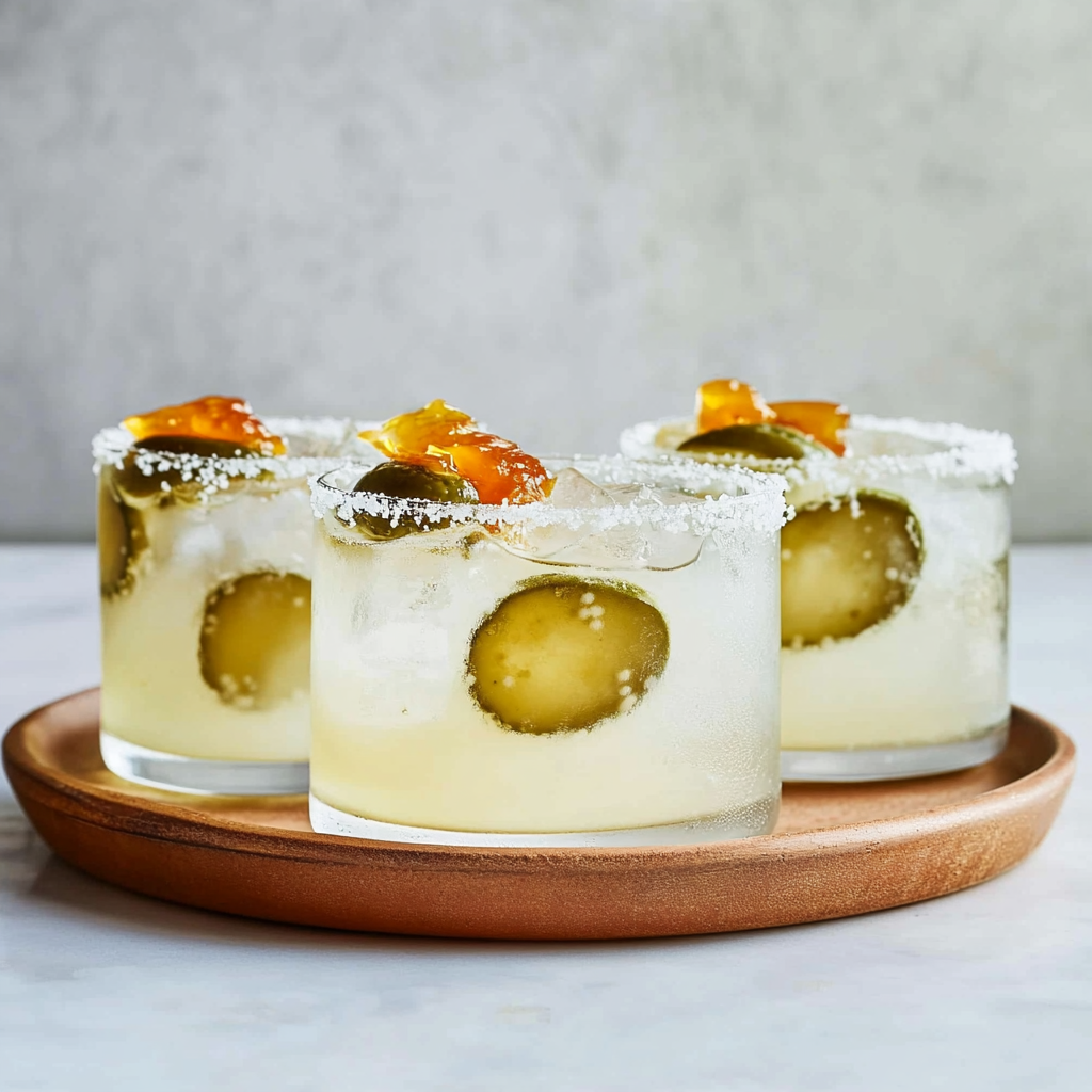 Recipe preparation for Pickle margarita recipe