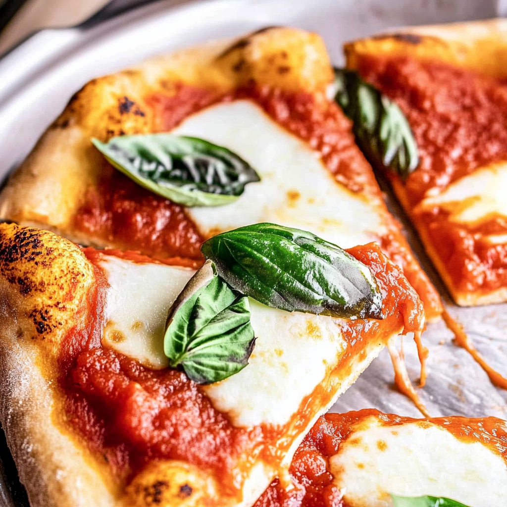 Recipe preparation for Classic Margherita Pizza