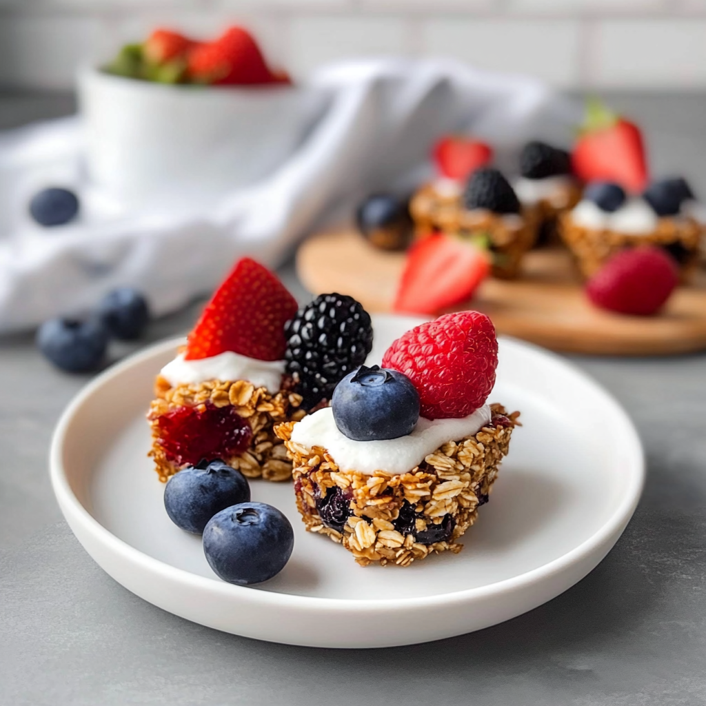 Recipe preparation for Berry Granola Bites