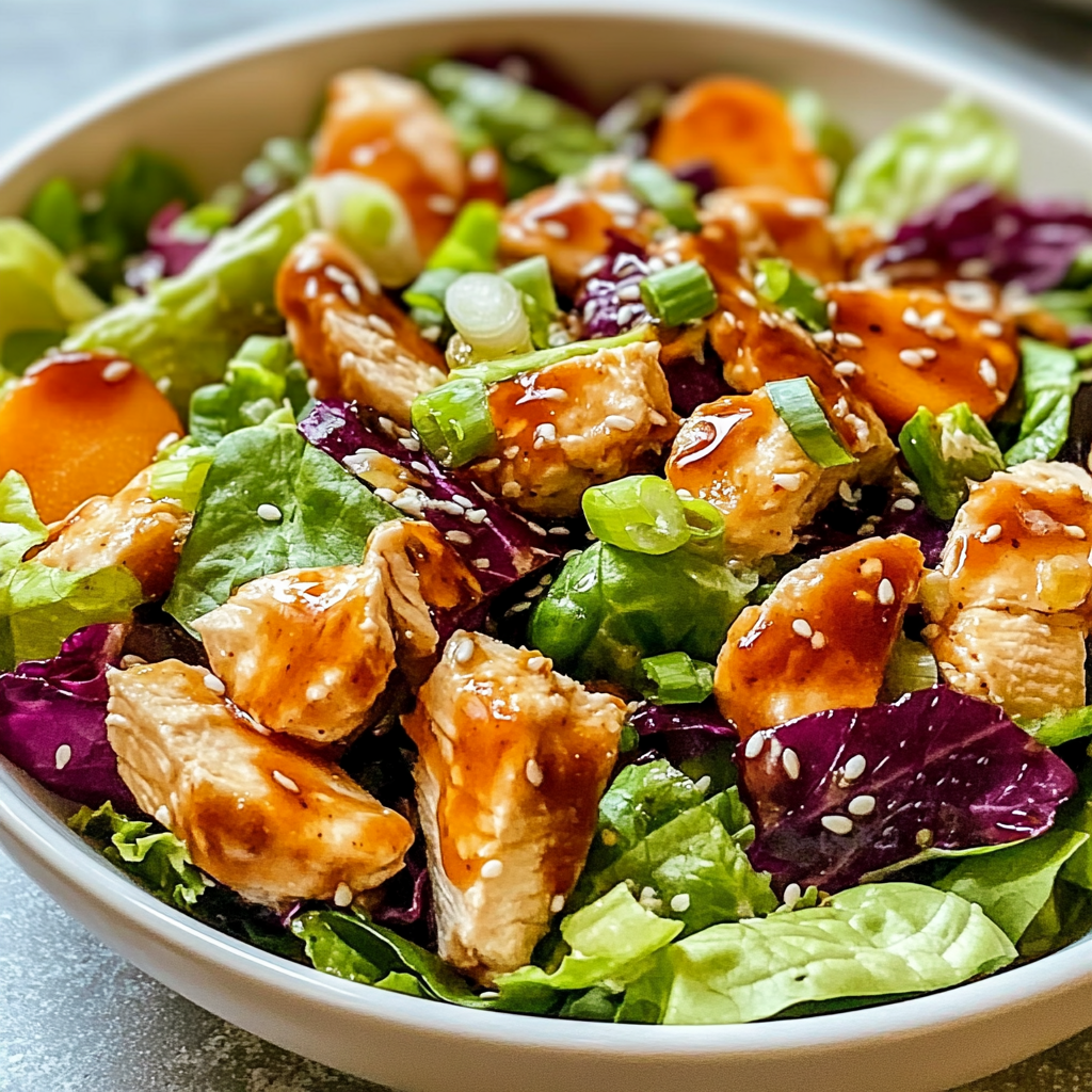 Recipe preparation for Mandarin Chicken Salad