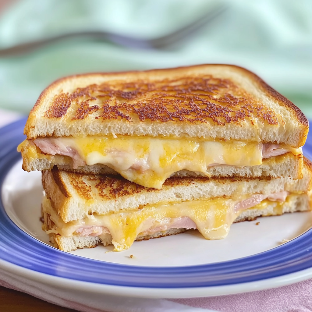 Recipe preparation for Croque Monsieur