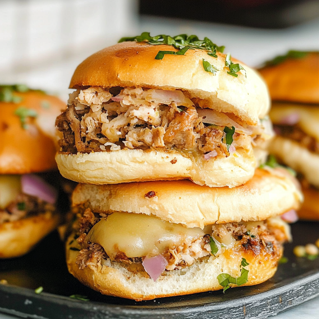 Recipe preparation for Slow Cooker Cuban Sliders
