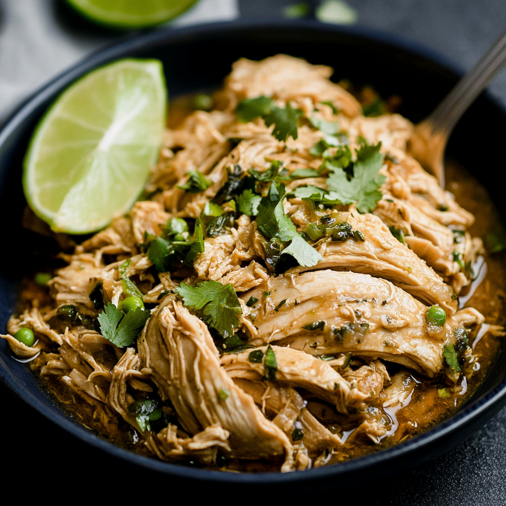 Recipe preparation for Slow Cooker Cilantro Lime Chicken