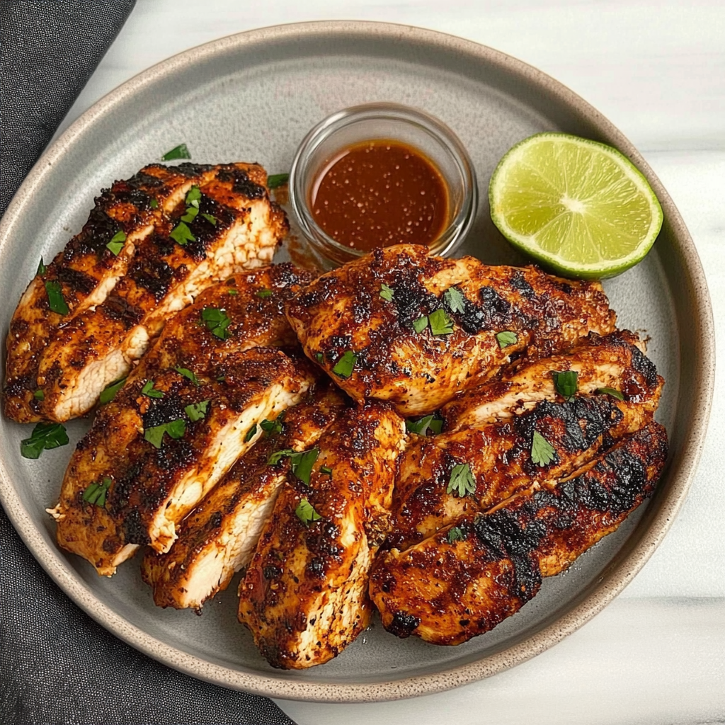 Recipe preparation for Blackened Chicken