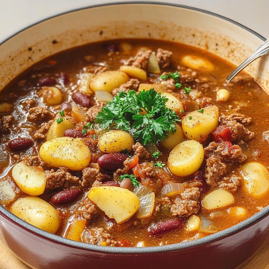 Recipe preparation for Cowboy Stew