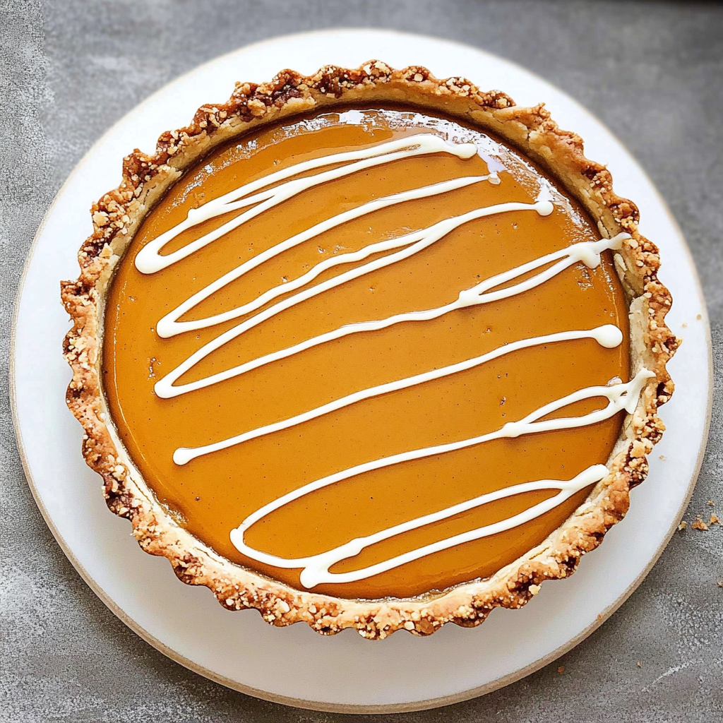 Recipe preparation for Pumpkin Tart