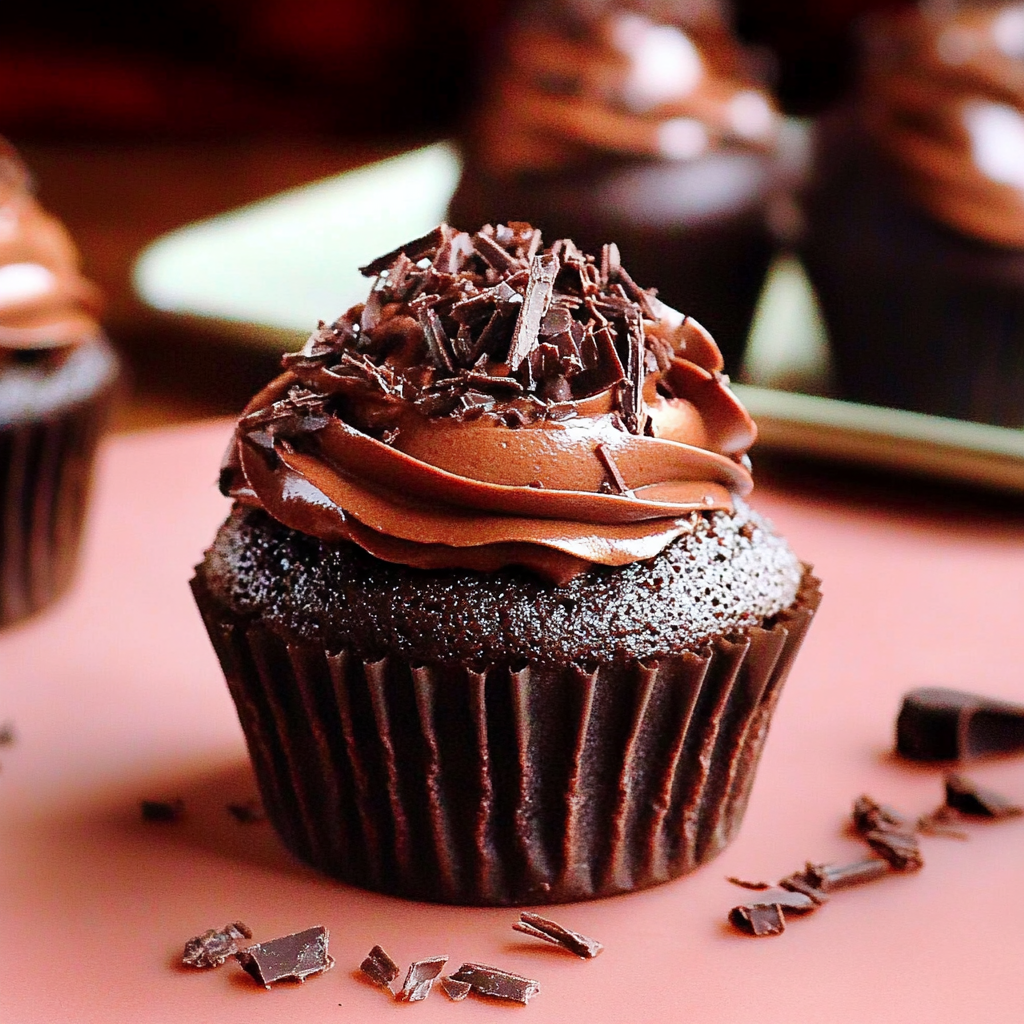 Recipe preparation for Best Chocolate Cupcakes
