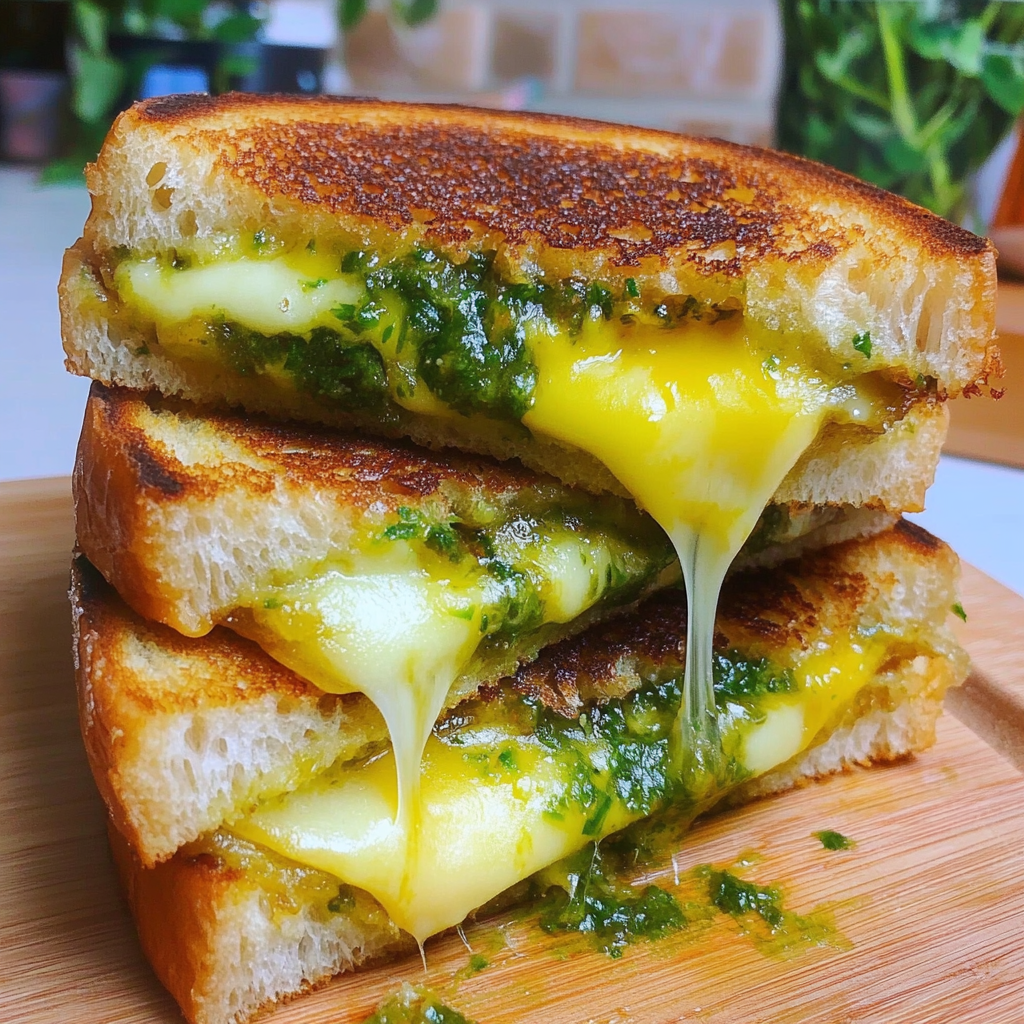 Recipe preparation for Chutney Grilled Cheese Sandwich