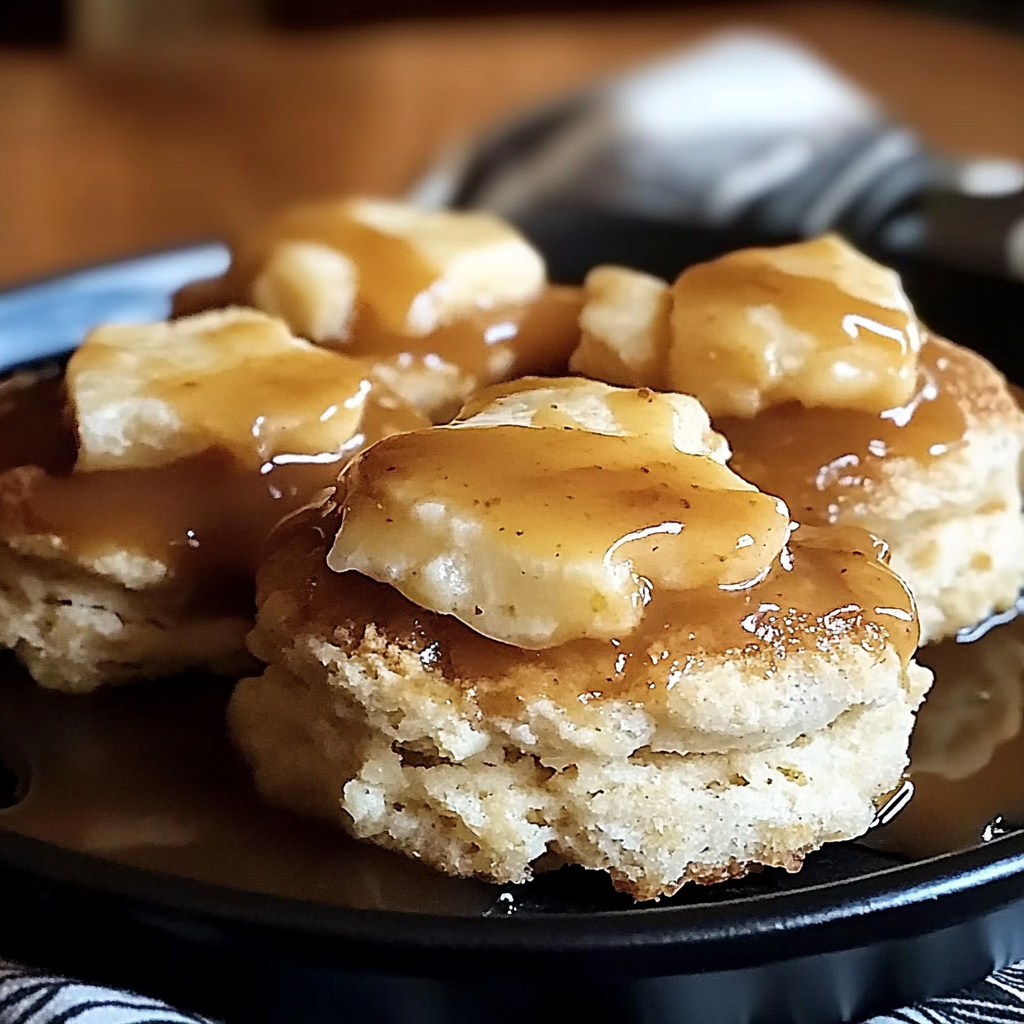 Recipe preparation for Apple Pie Biscuits Recipe