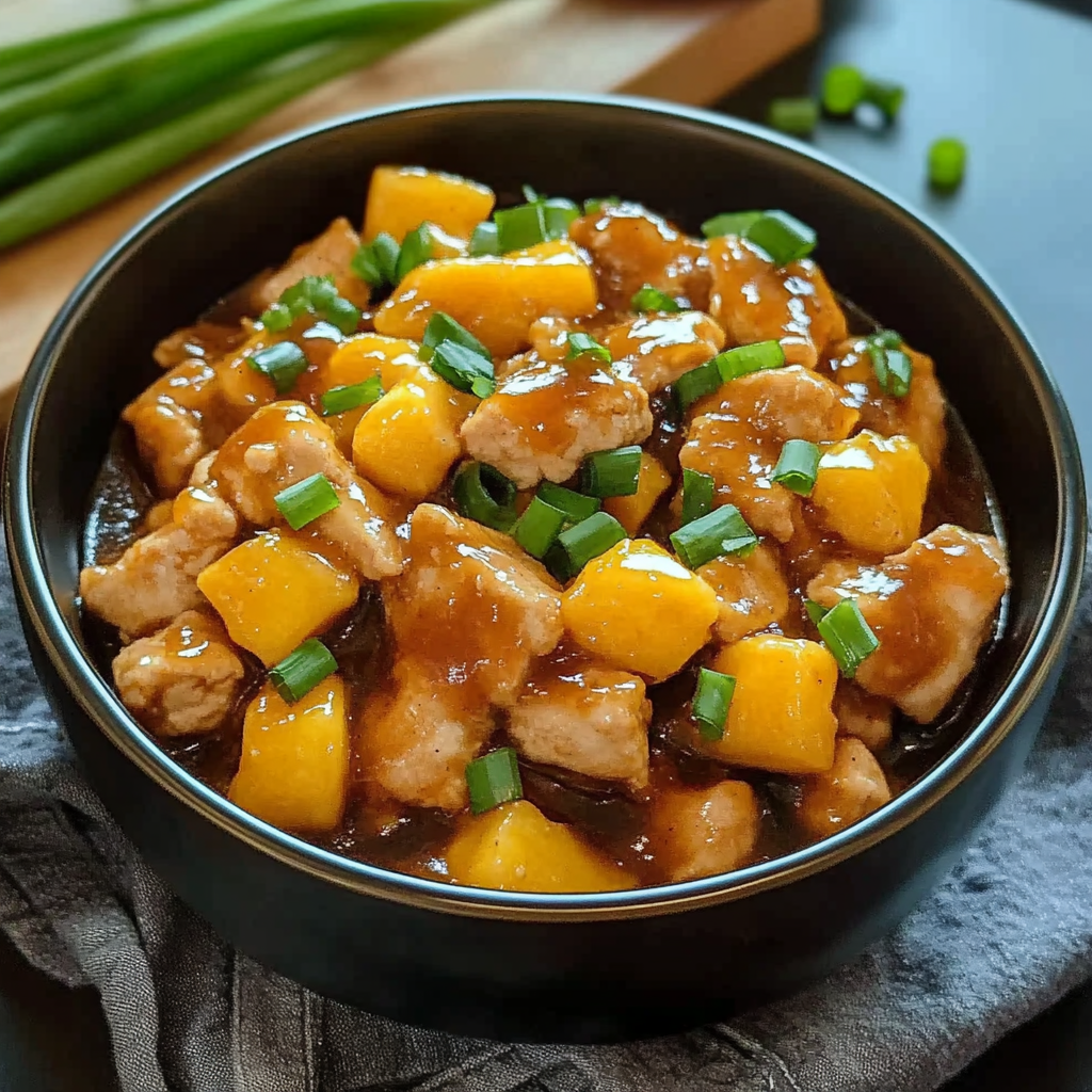 Recipe preparation for Asian Mango Chicken