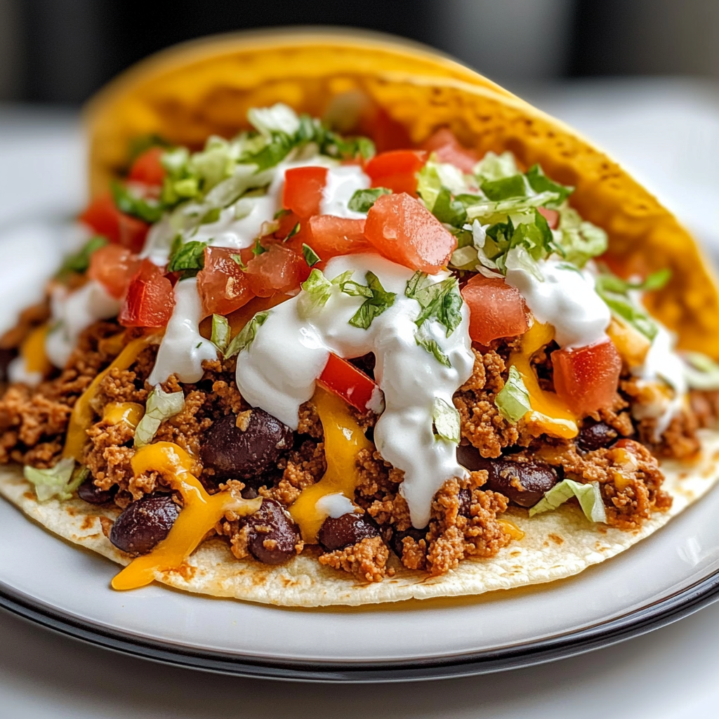 Recipe preparation for 25-Minute Homemade Taco Bell Feast