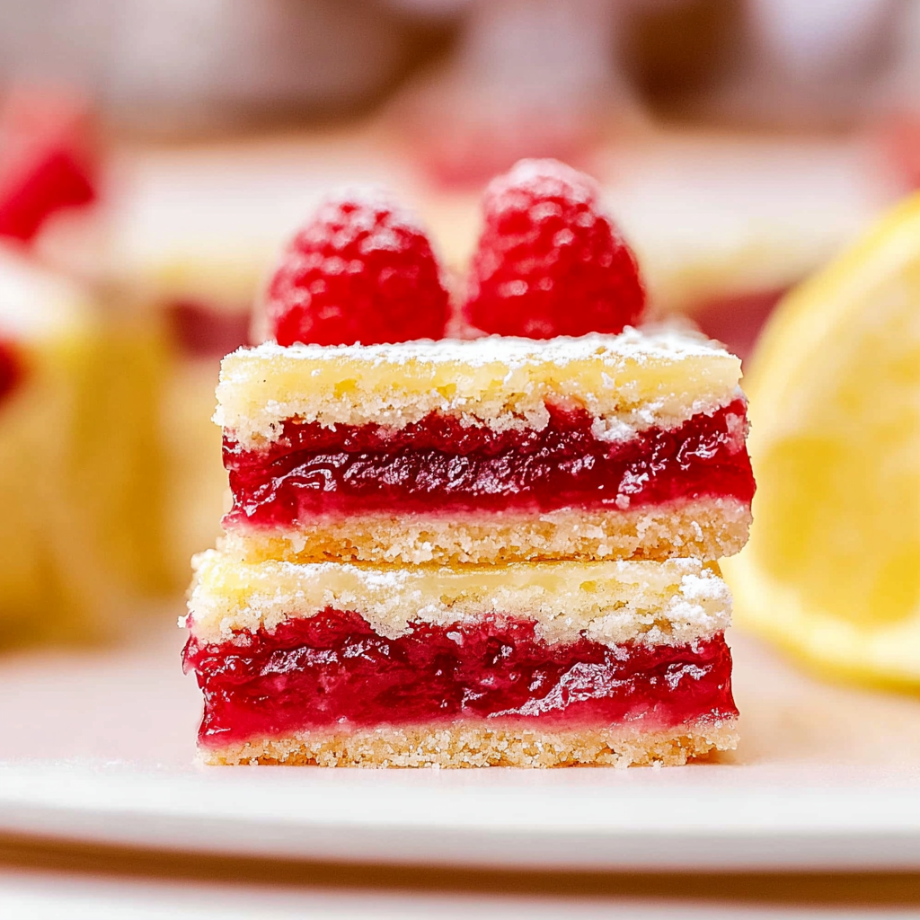 Recipe preparation for Raspberry Lemon Bars
