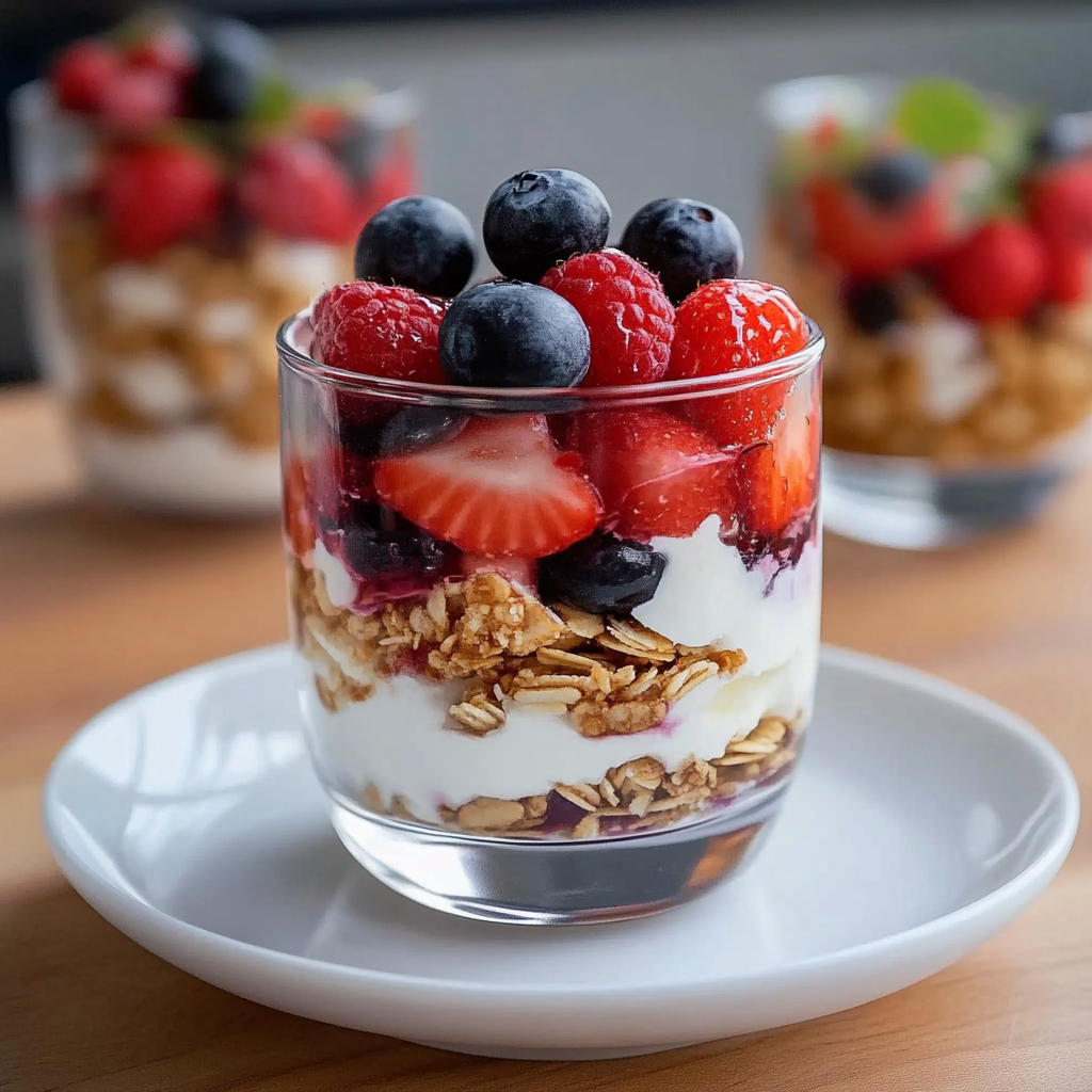 Recipe preparation for Fruit & Yogurt Parfait Recipe