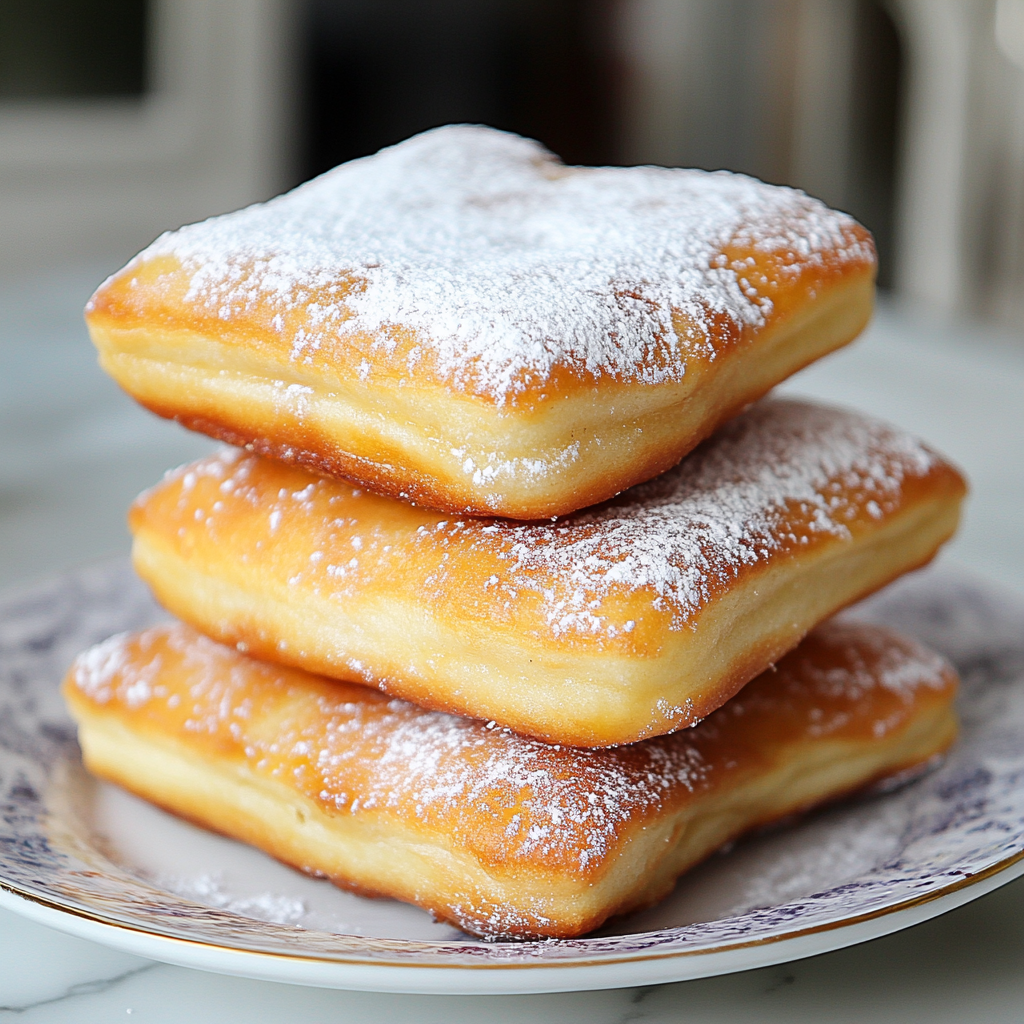 Recipe preparation for Vanilla French Beignets Recipe