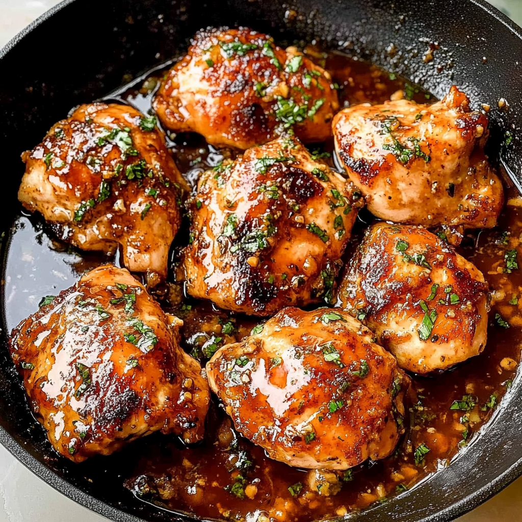 Recipe preparation for Apple Cider Glazed Chicken Recipe