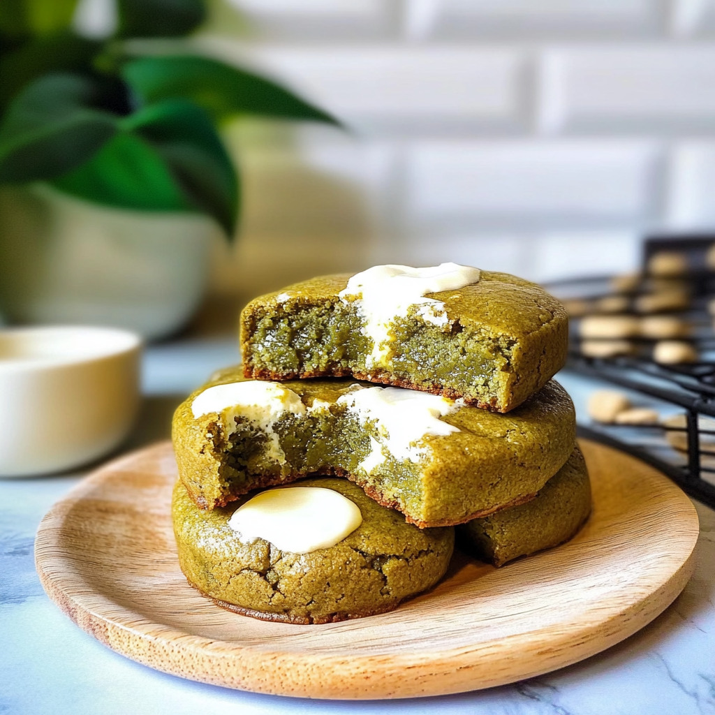 Recipe preparation for Matcha Cookies