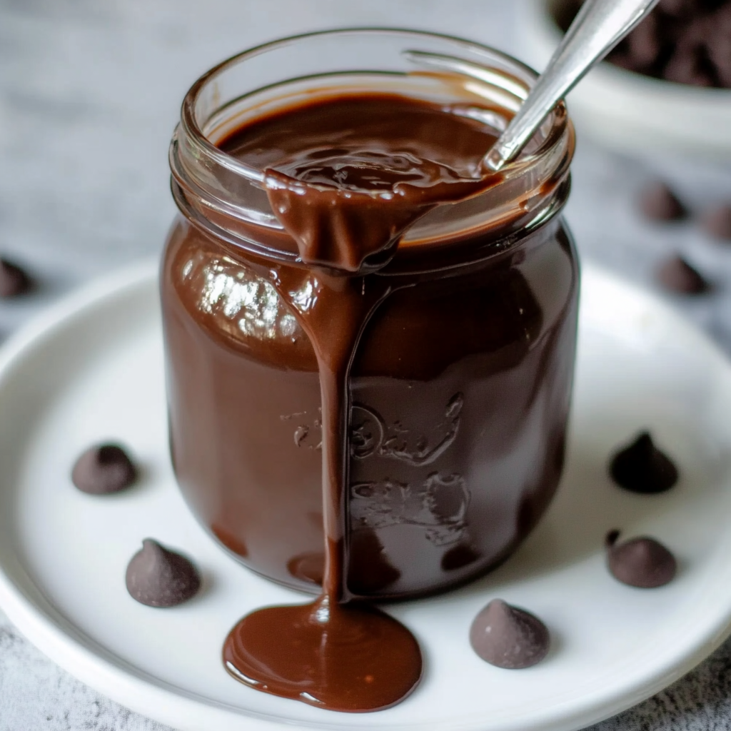 Recipe preparation for Hot Fudge Sauce Recipe