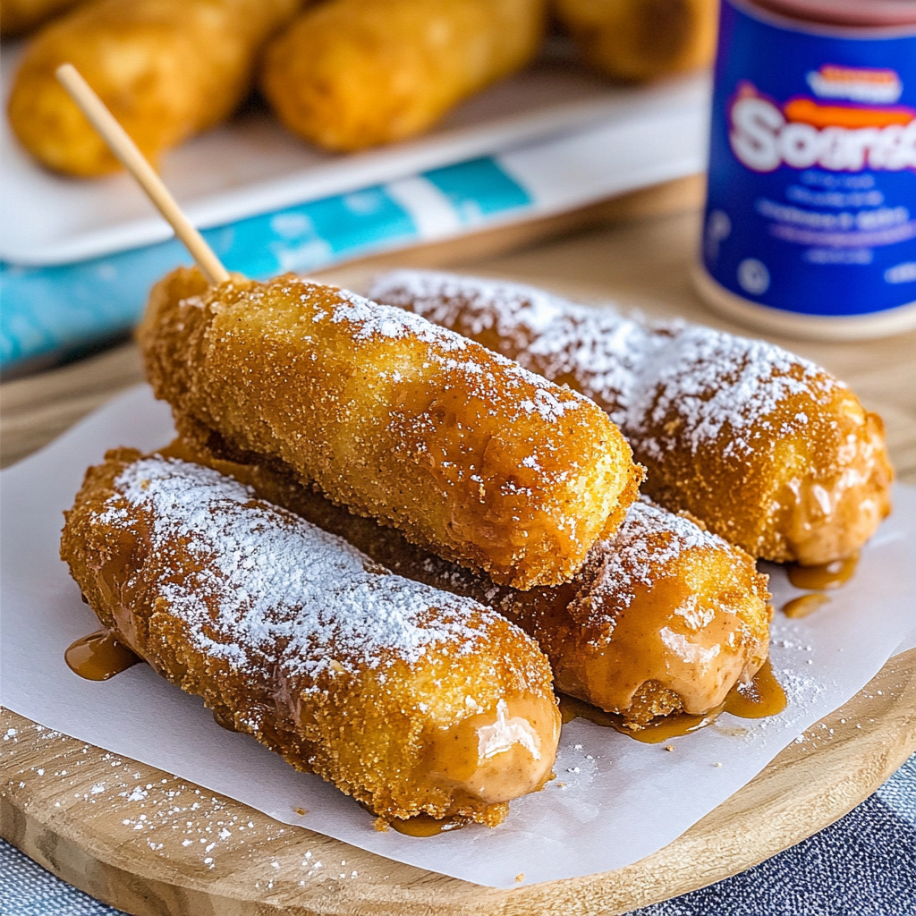 Recipe preparation for Deep Fried Snickers