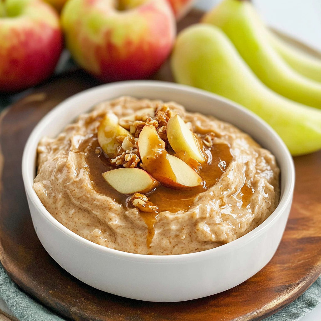 Recipe preparation for Toffee Apple Dip