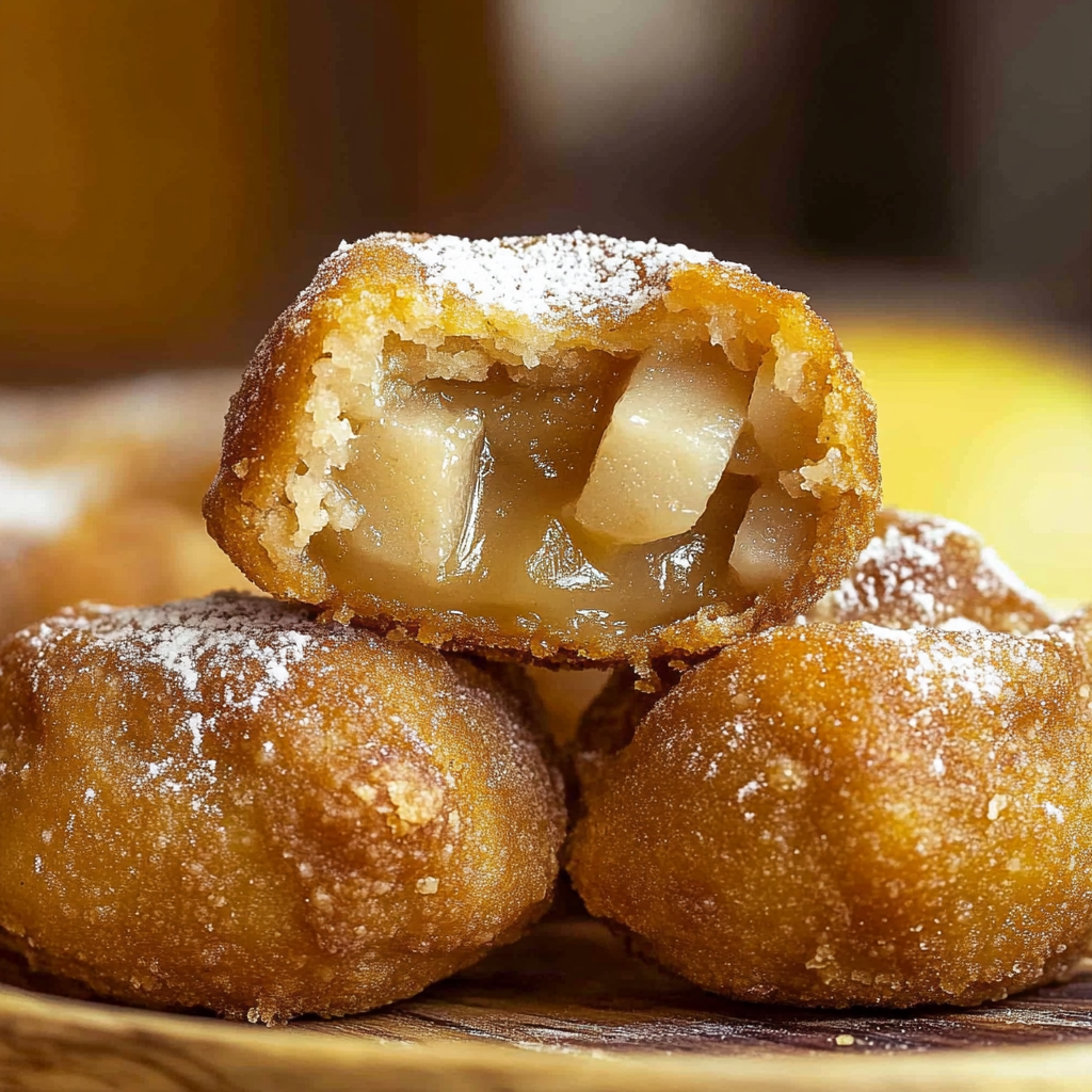 Recipe preparation for Air Fryer Apple Pie Bombs