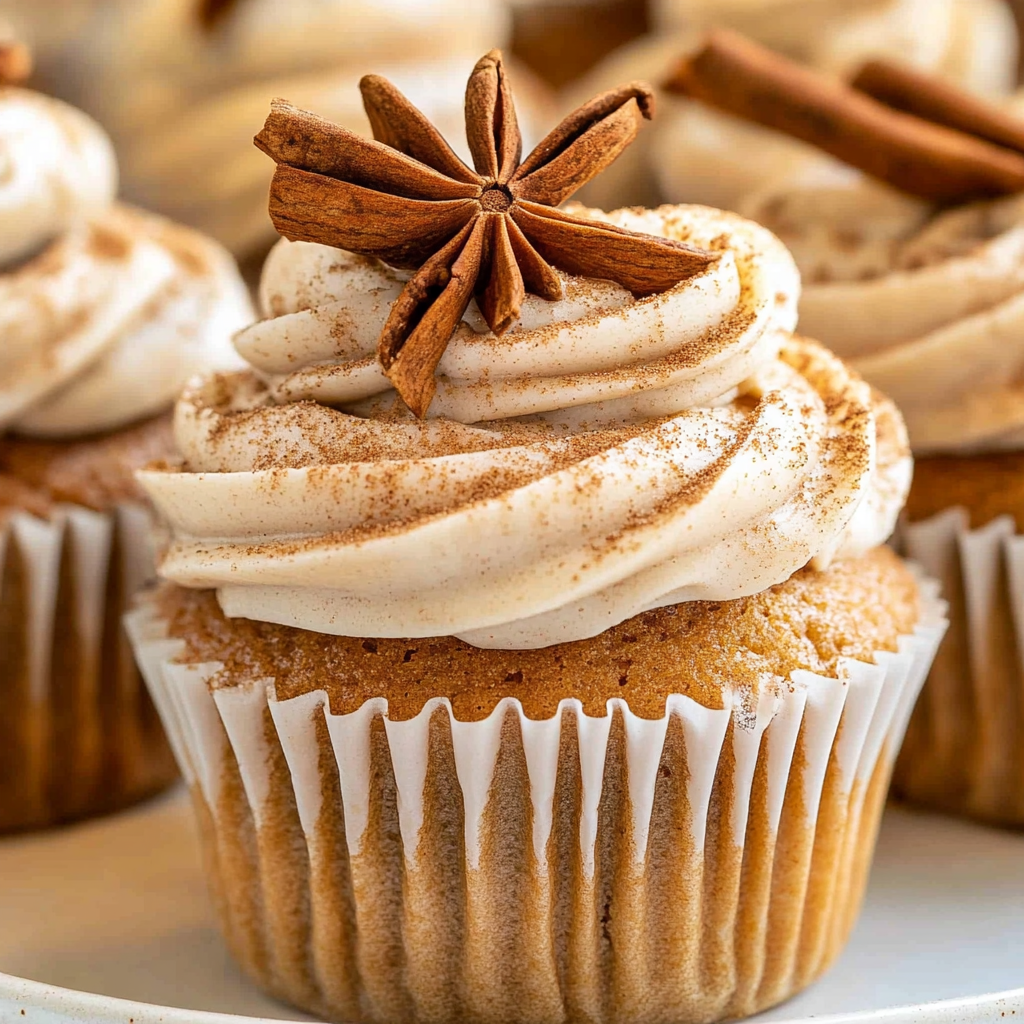 Recipe preparation for Spiced Chai Latte Cupcakes