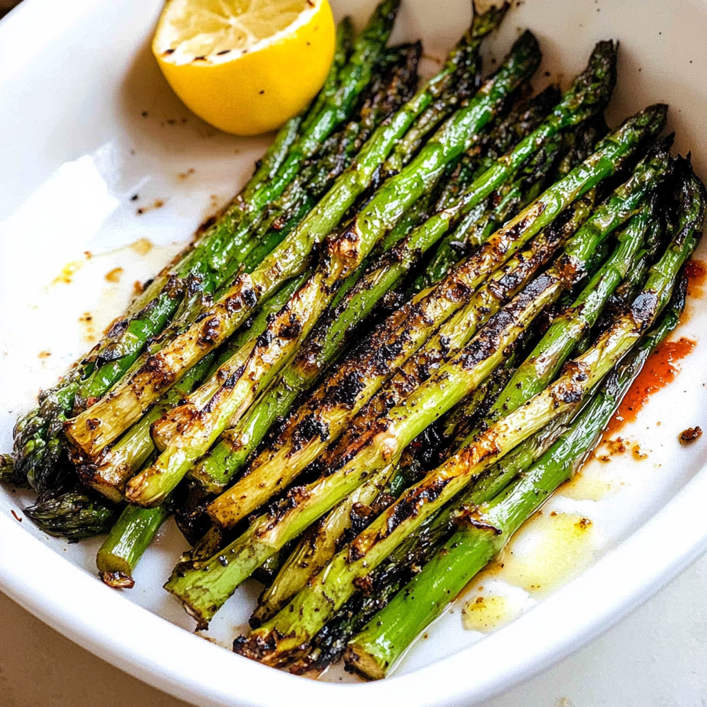 Recipe preparation for Grilled Asparagus Recipe
