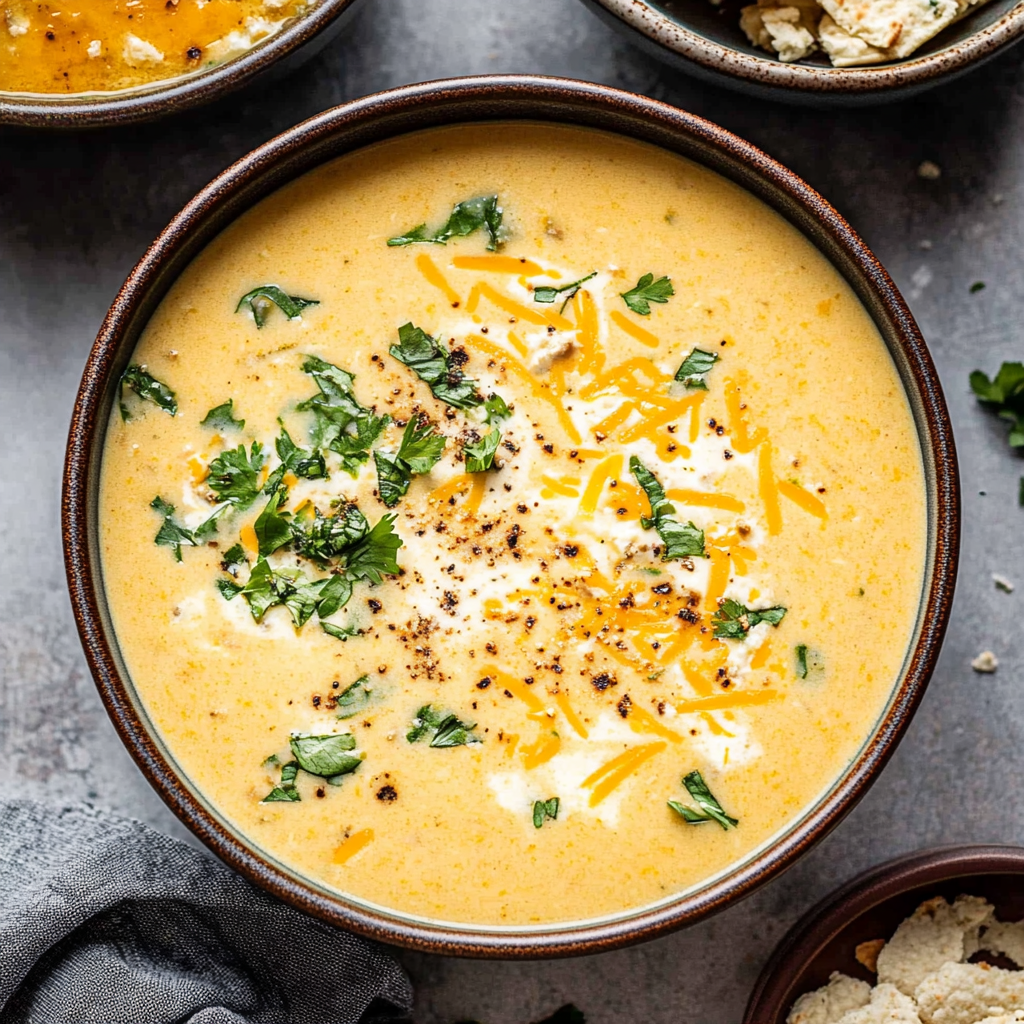 Recipe preparation for Chili Relleno Soup