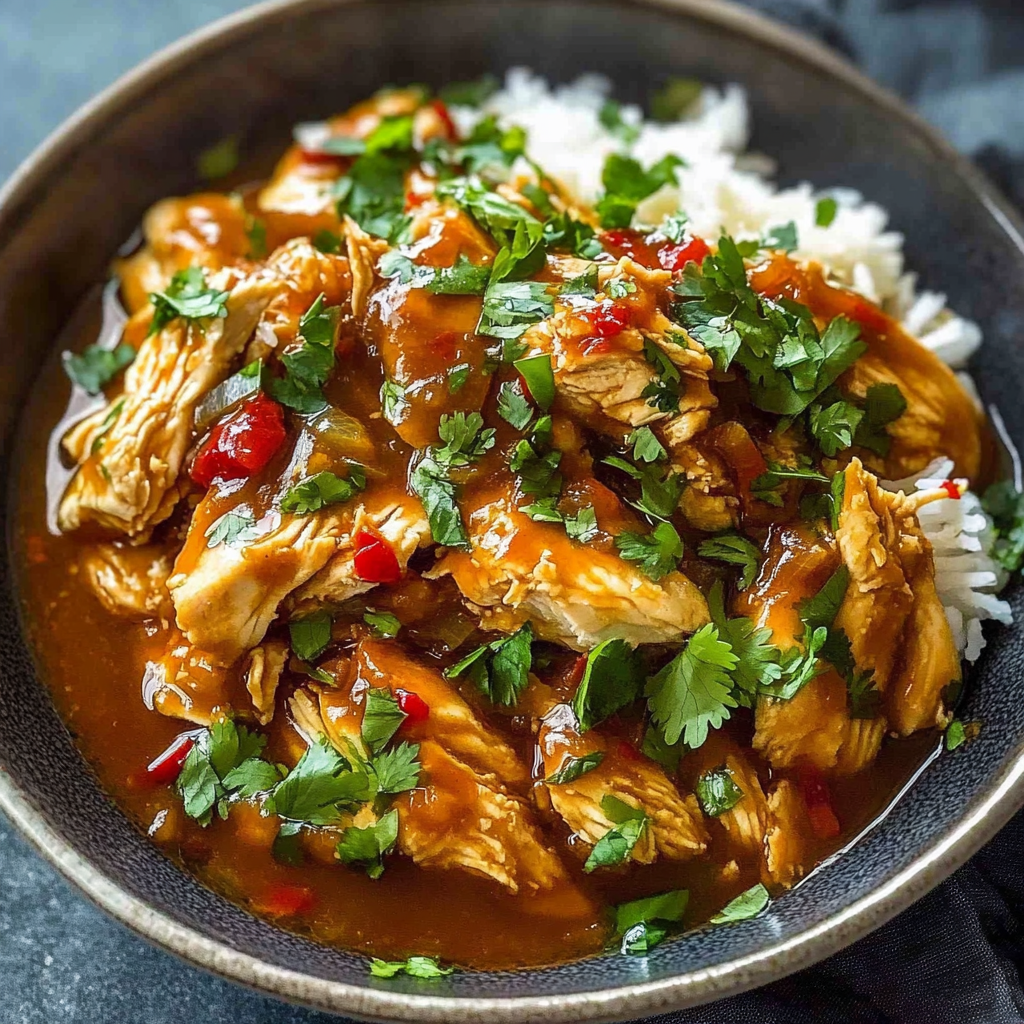 Recipe preparation for Slow Cooker Sweet Chili Chicken