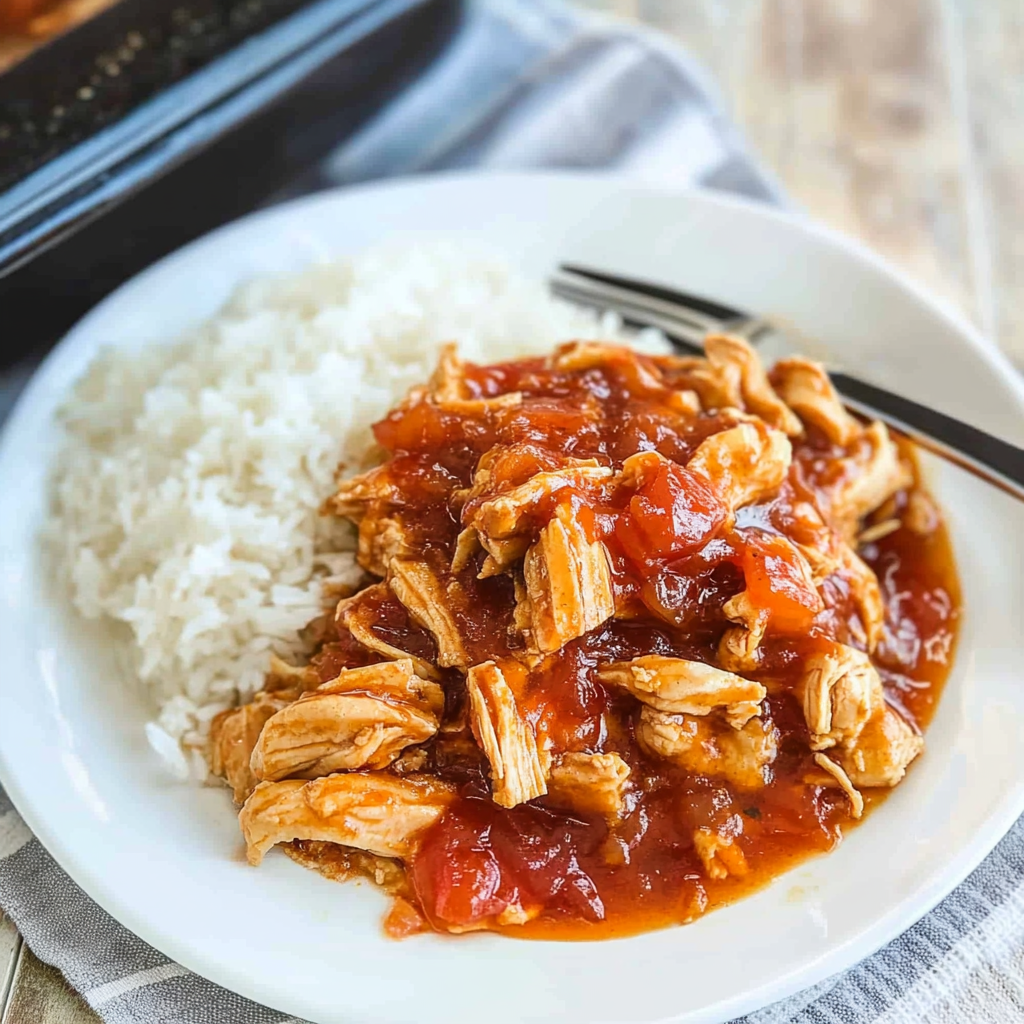 Recipe preparation for Slow Cooker Orange Chicken