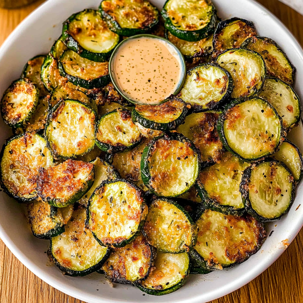 Recipe preparation for Air Fryer Zucchini
