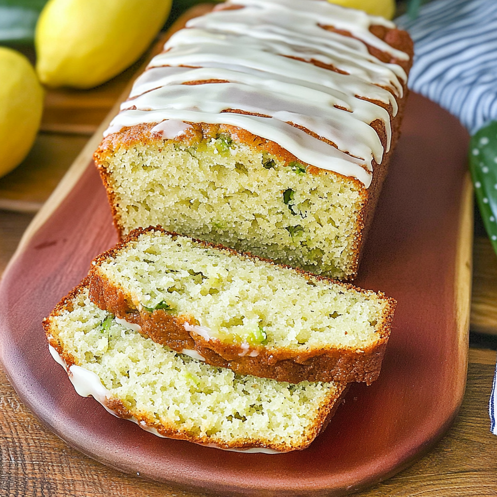 Recipe preparation for Lemon Zucchini Bread Recipe