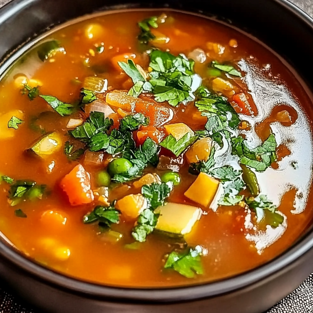 Recipe preparation for Nourishing High-Protein Vegetable Soup