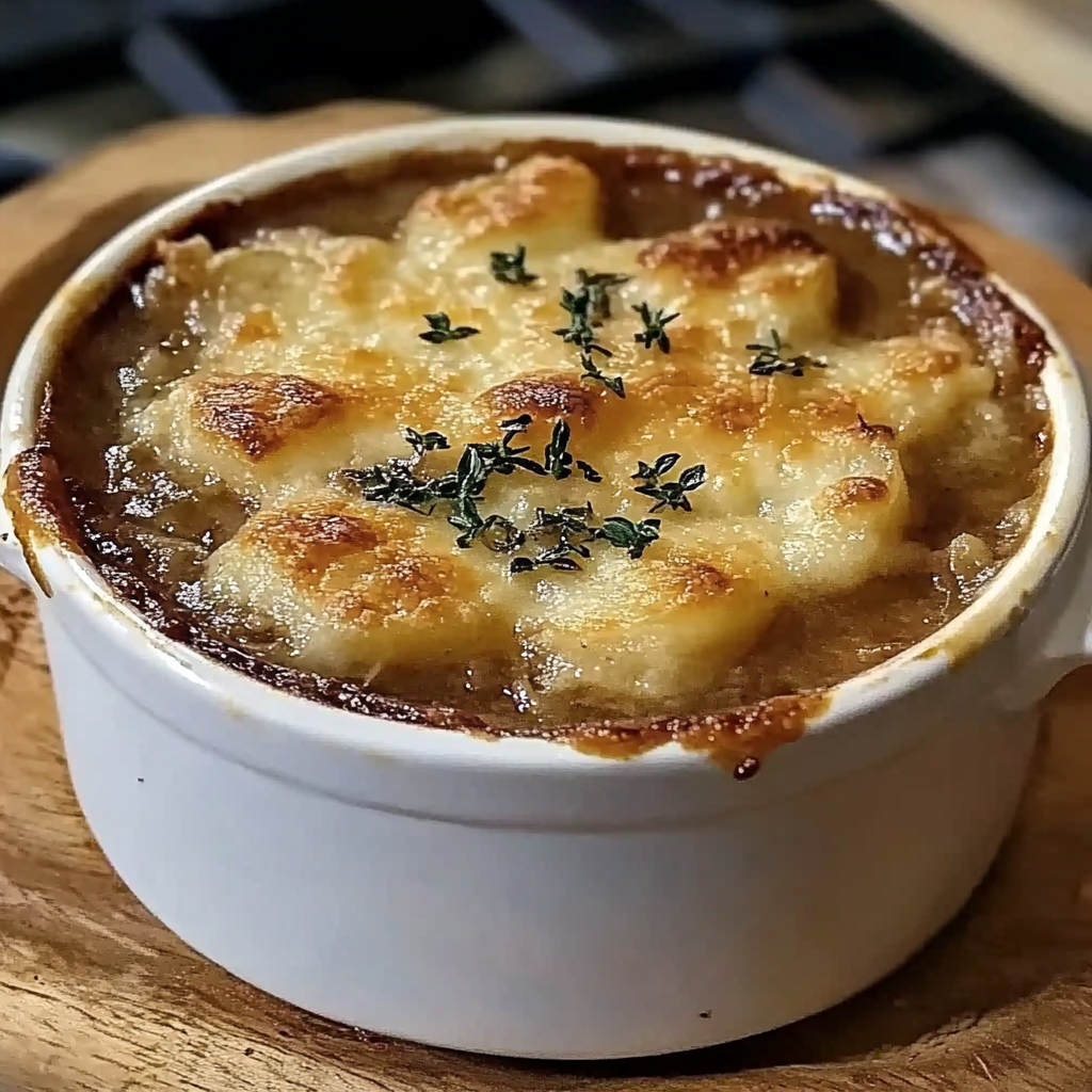 Recipe preparation for French Onion Soup