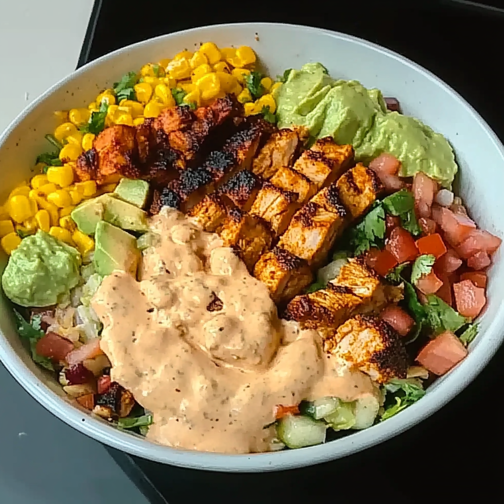 Recipe preparation for Southwest Chicken Burrito Bowls