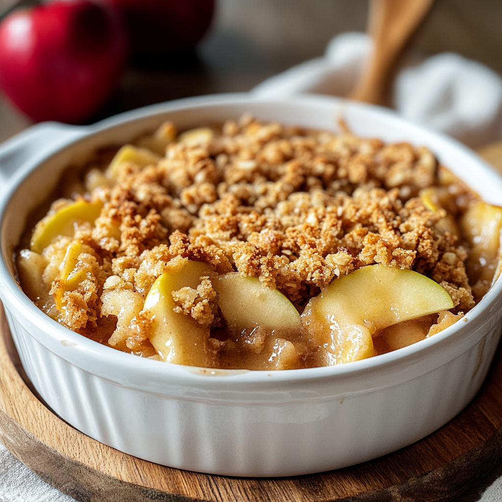Recipe preparation for Apple Crisp