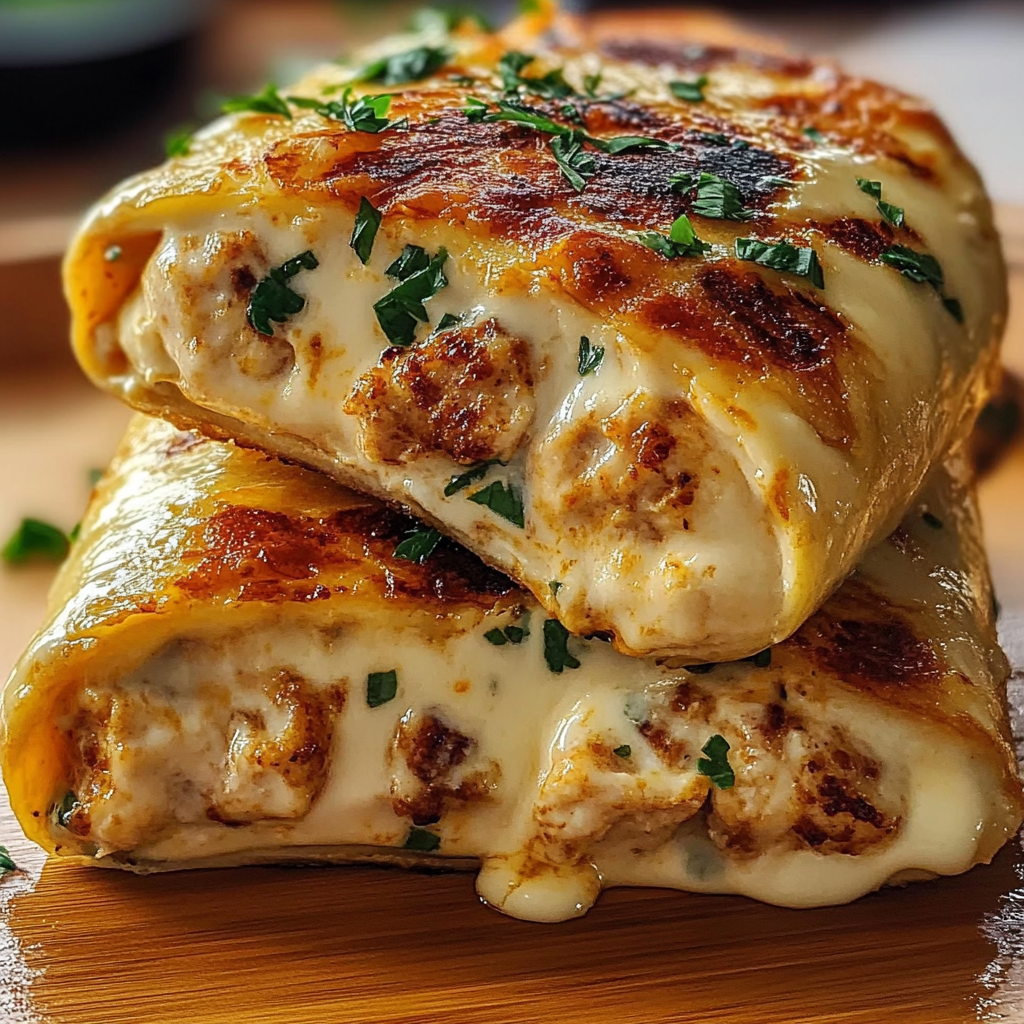 Recipe preparation for Ooey Gooey Cheesy Garlic Chicken