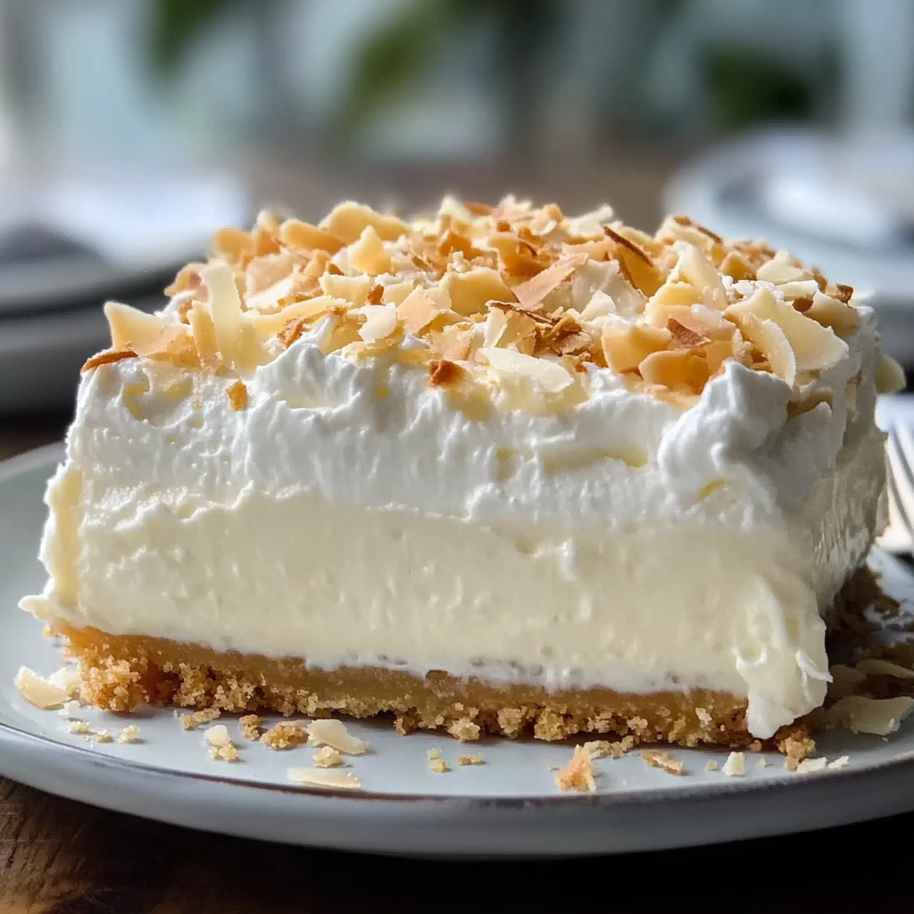 Recipe preparation for Coconut Cream Lush