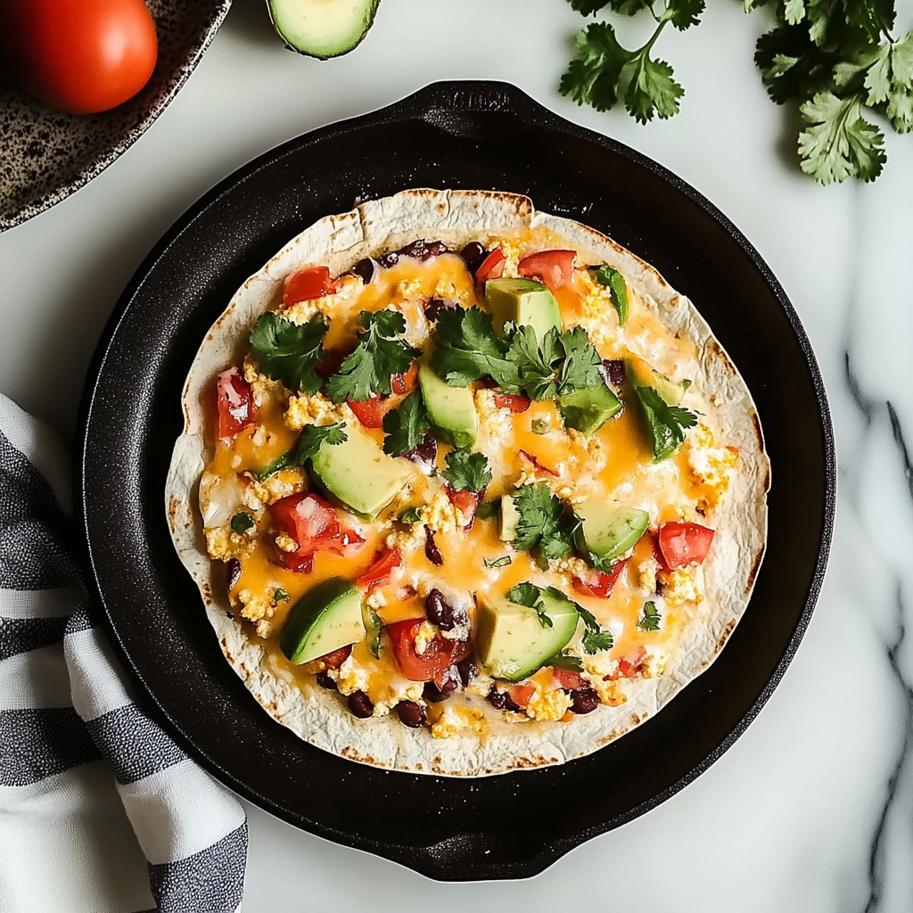 Recipe preparation for High-Protein Breakfast Burrito
