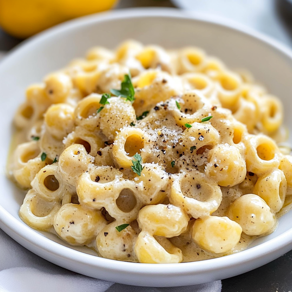 Recipe preparation for Garlic Butter Pasta