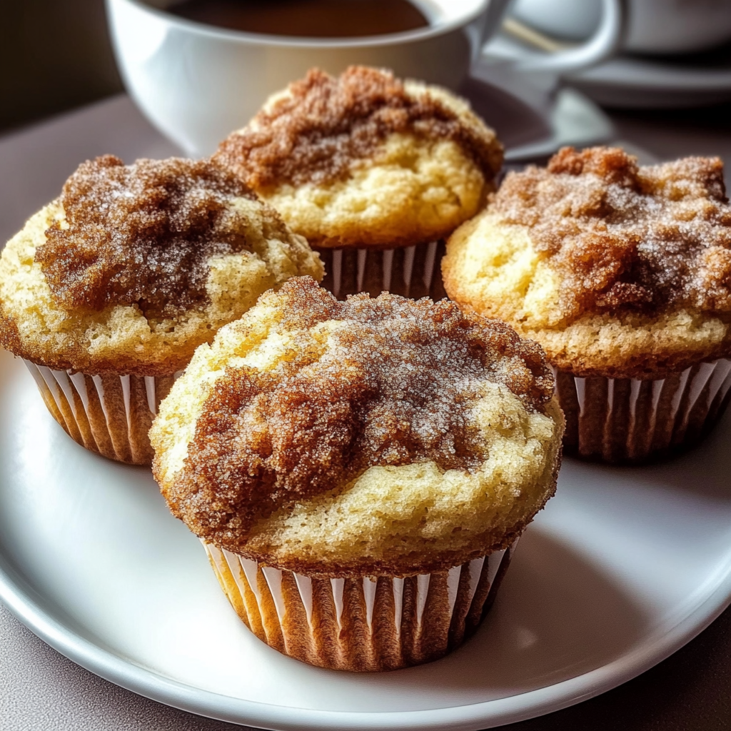 Recipe preparation for Coffee Cake Muffins