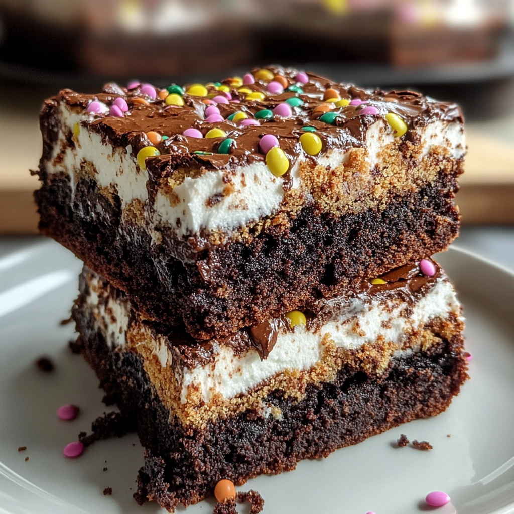 Recipe preparation for Chaos Cake Sheet Pan Brownies